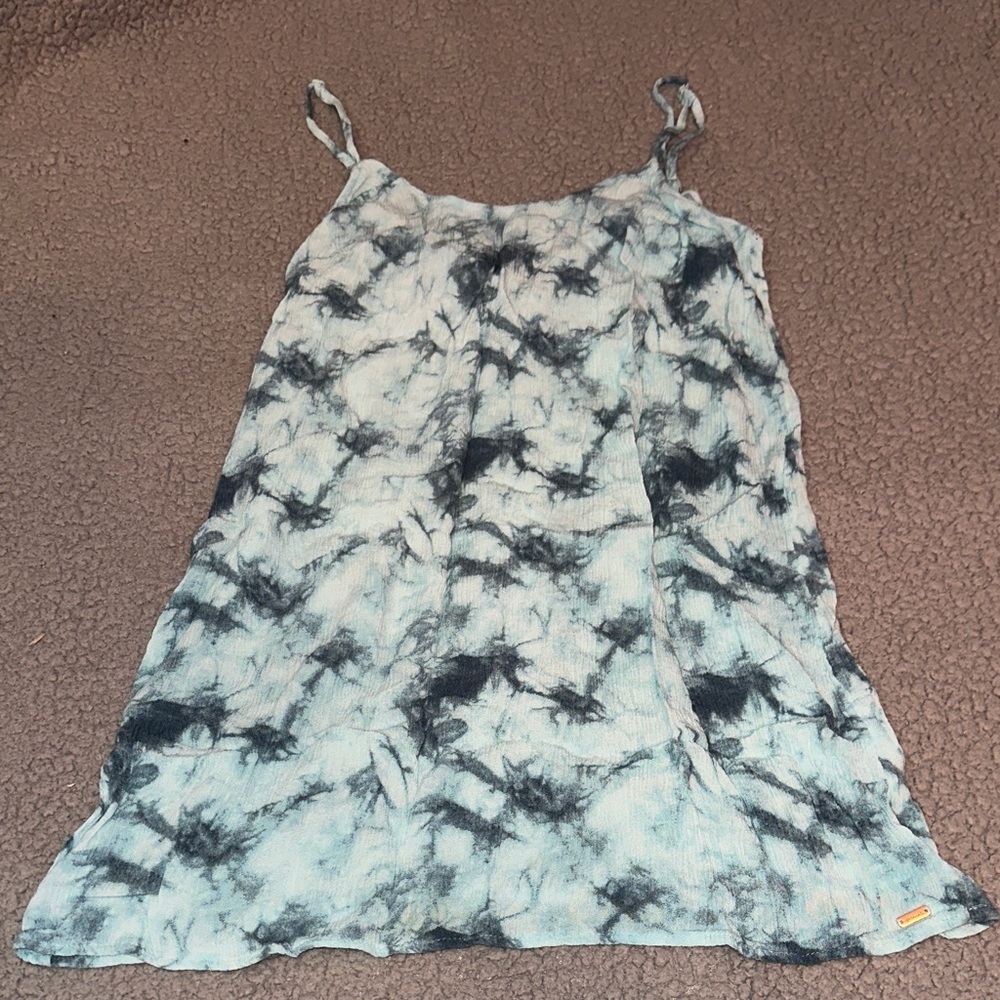 PINK Victoria's Secret Tie-Dye Swim Coverup - Black and White